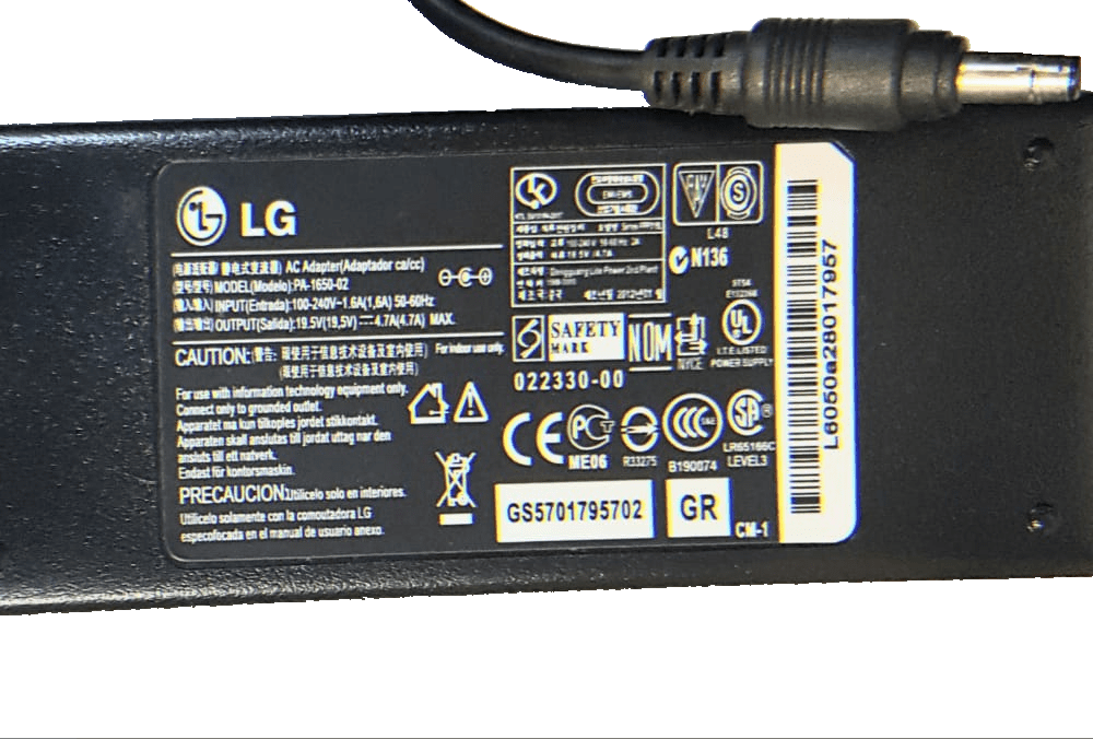 19.5V 4.74A 95W LG
